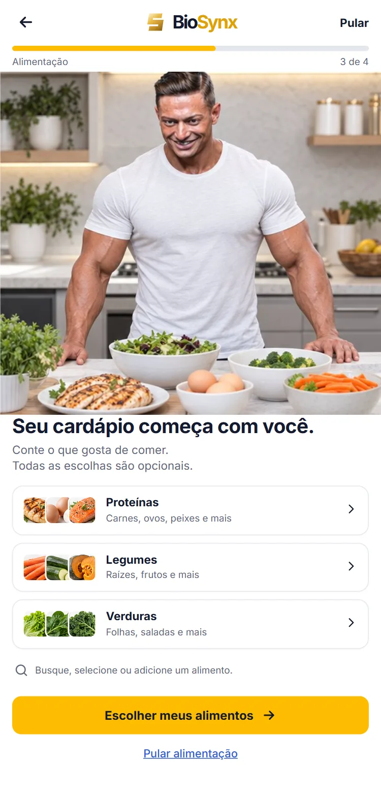Seu cardápio